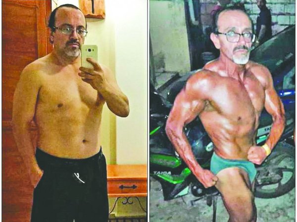 El padre de familia que se volvió fisiculturista