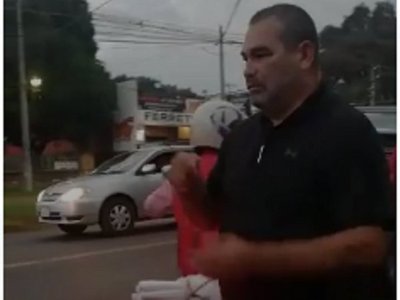 Chilavert casi llegó a los golpes con chofer de colectivo