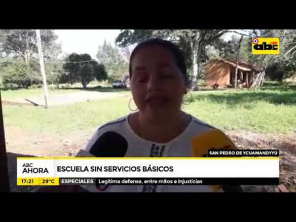Precariedad en escuela de San Pedro - Tv - ABC Color