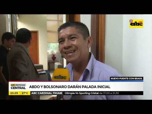 Abdo y Bolsonaro darán palada inicial - Tv - ABC Color