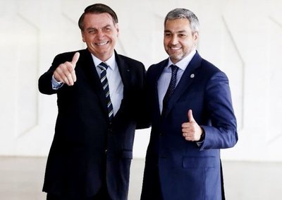 Marito y Bolsonaro dan inicio a las obras del segundo puente - Edicion Impresa - ABC Color