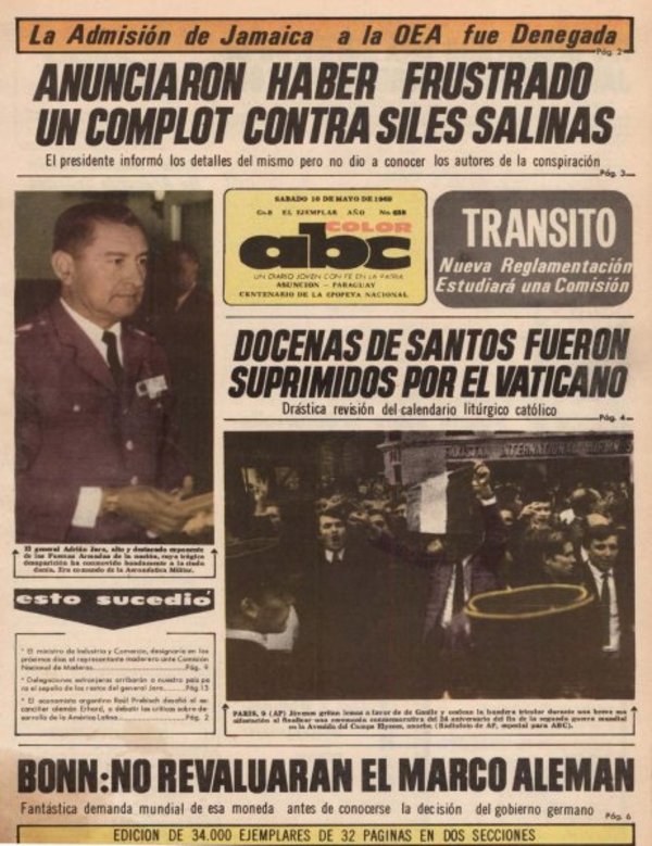 10 de mayo de 1969 - Un Dia Como Hoy - ABC Color