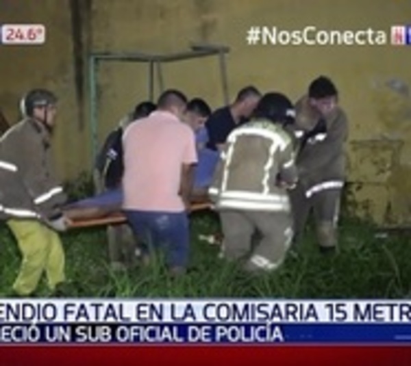 Incendio en comisaría se cobró la vida de un policía - Paraguay.com
