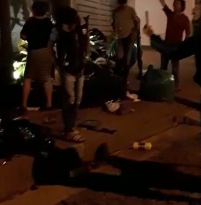 Escrachan a Lucho Zacarías