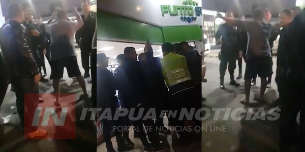 DISTURBIOS EN ENCARNACIÓN Y DUDOSA INTERVENCIÓN POLICIAL
