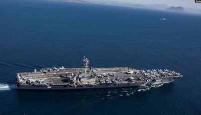 Portaviones de EE.UU. llega al Medio Oriente en medio de tensiones con Irán