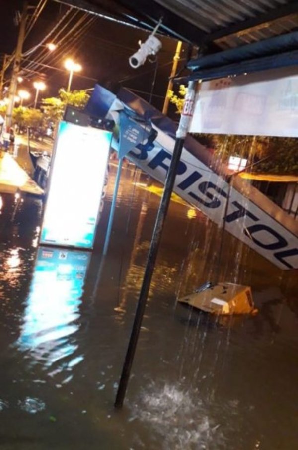 Pilar, bajo agua en un 90% - Nacionales - ABC Color