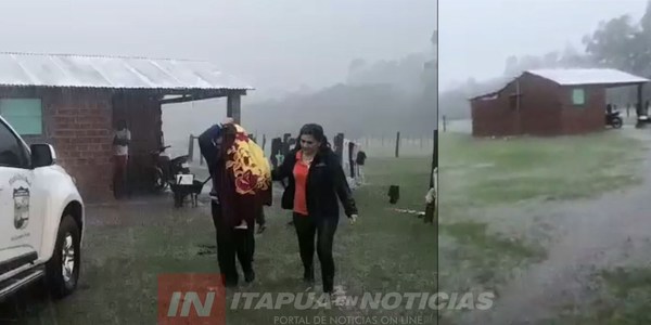 TEMPORAL: TRASLADAN A VARIAS FAMILIAS A SEDE MUNICIPAL DE JOSÉ LEANDRO OVIEDO.