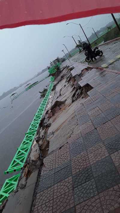 Reportan daños materiales tras tormenta en Pilar - .::RADIO NACIONAL::.