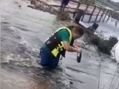 Enfermera se arriesga para asistir a pacientes en el Chaco