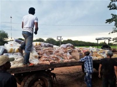 Concluyó distribución de víveres en tres de cuatro distritos de Alto Paraguay » Ñanduti