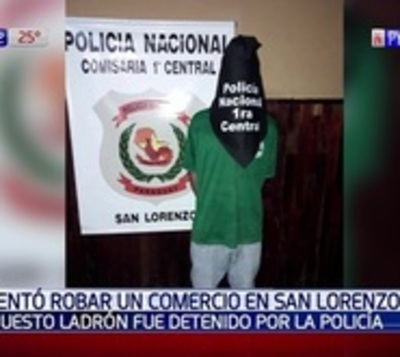 Delincuente es capturado tras intentar robar una farmacia - Paraguay.com