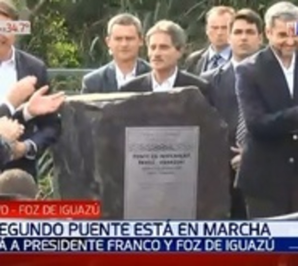 Abdo y Bolsonaro inician obras del segundo puente internacional - Paraguay.com