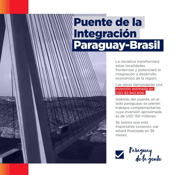 Aseguran que obra descongestionará tráfico en frontera Paraguay - Brasil - .::RADIO NACIONAL::.