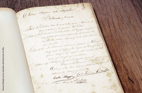 Muestra con decretos de la posguerra contra la Triple Alianza | .::Agencia IP::.