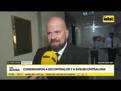 Condenaron a excontralor y a exsubcontralora - Tv - ABC Color