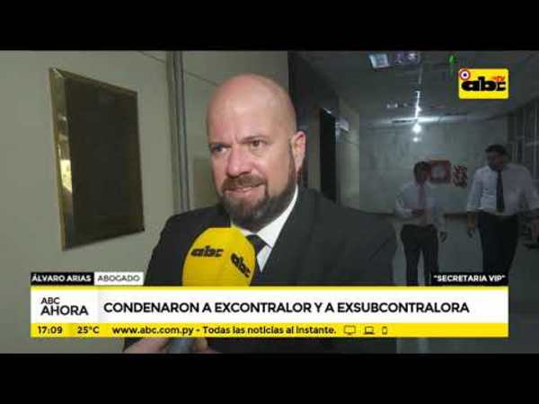 Condenaron a excontralor y a exsubcontralora - Tv - ABC Color