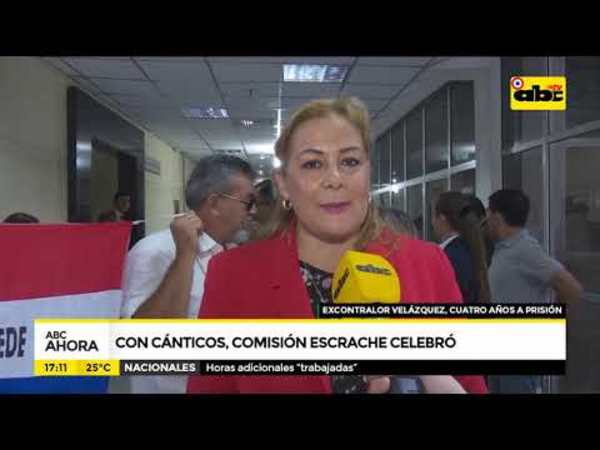 Con cánticos, comisión escrache celebró decisión del Tribunal - Tv - ABC Color