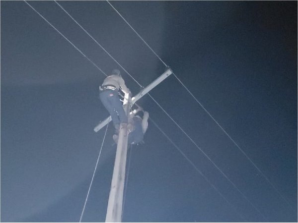 Casado y Pinasco, sin energía eléctrica por casi 9 horas