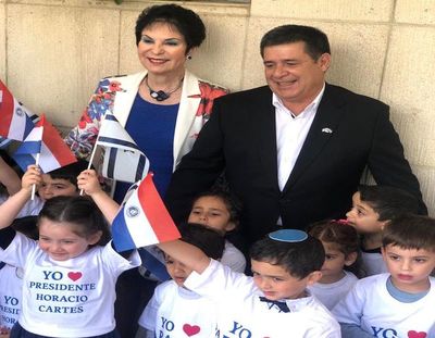 Ex presidente Horacio Cartes, con un nuevo reconocimiento en Israel