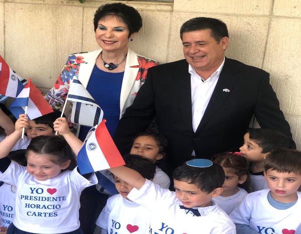 Ex presidente Horacio Cartes, con un nuevo reconocimiento en Israel