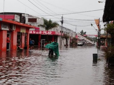 El 90% de Pilar se inunda a causa de 364 mm de lluvia - Edicion Impresa - ABC Color