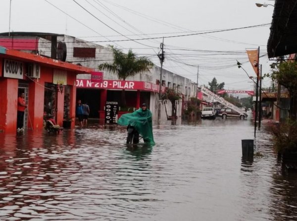 El 90% de Pilar se inunda a causa de 364 mm de lluvia - Edicion Impresa - ABC Color