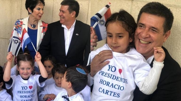 Cartes fue condecorado por mujeres en Israel - ADN Paraguayo