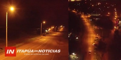 INAUGURARÁN ILUMINACIÓN DE 4 KM SOBRE LA RUTA 1.