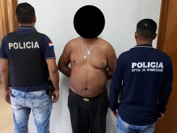 Policía detiene a sospechoso de parricidio en Yasy Cañy