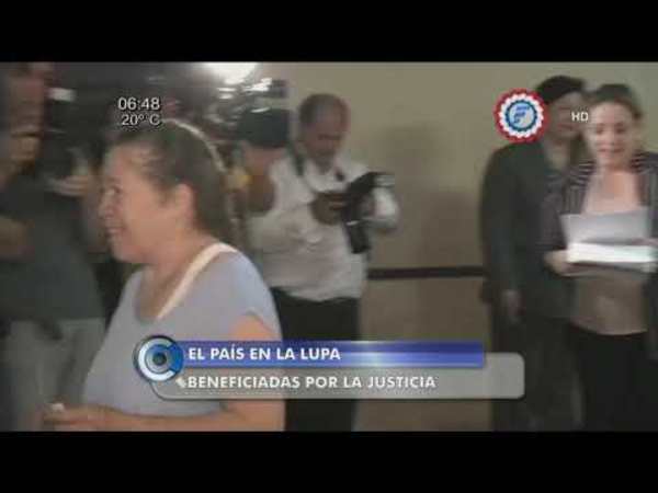 Beneficiadas por la justicia.
