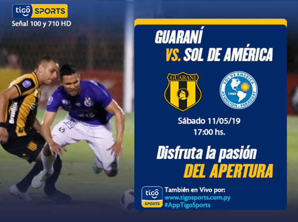 Guaraní y Sol de América frente a frente en Dos Bocas