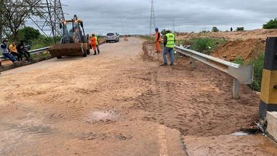 Reabren la Costanera II para tránsito vehicular