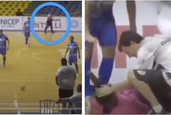 Le dio un patatús mientras pitaba un partido: omanoite