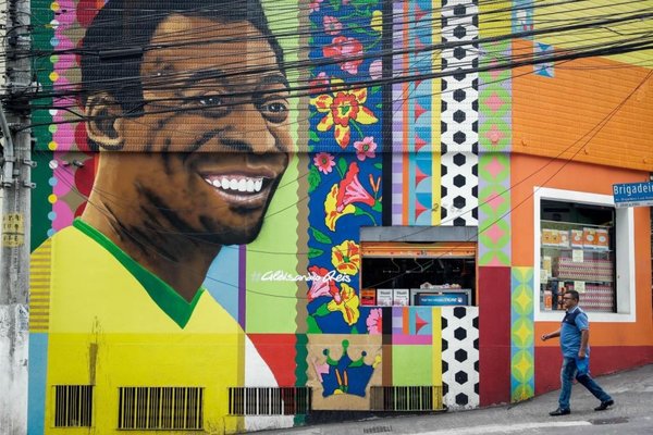 Con grafitis aguardan la Copa América en São Paulo - Fotos - ABC Color