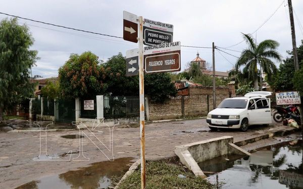 Aguas se retiran de las calles de Pilar