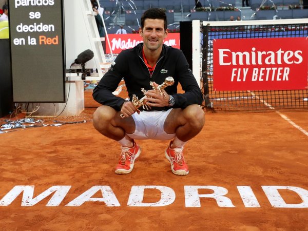 Djokovic suma su tercera corona en Madrid