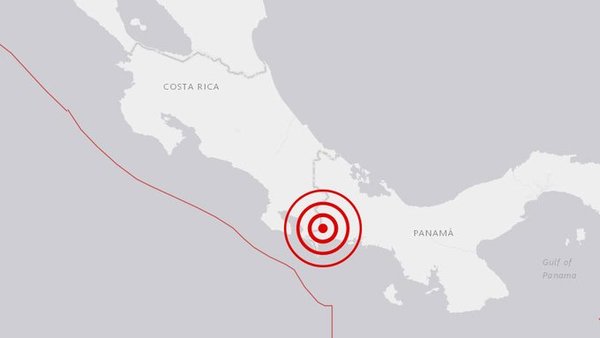 Reportan sismo de magnitud 6,1 en la frontera de Panamá y Costa Rica - ADN Paraguayo