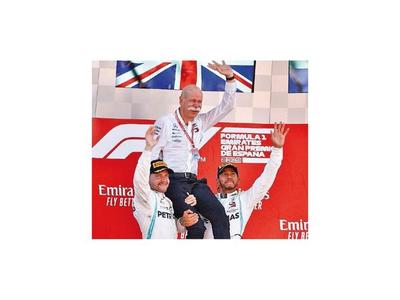 Hamilton-Bottas, 1-2 en F1