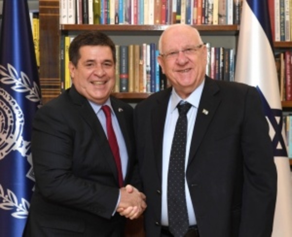 Presidente de Israel recibe a Cartes: “Es un gran placer verle aquí de nuevo, mi amigo” - ADN Paraguayo