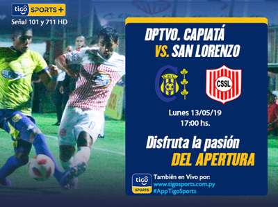 Capiatá y San Lorenzo juegan su cotejo postergado