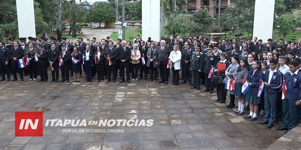 ACTO HOMENAJE A LA INDEPENDENCIA NACIONAL SE DESARROLLÓ EN LA GOBERNACIÓN.