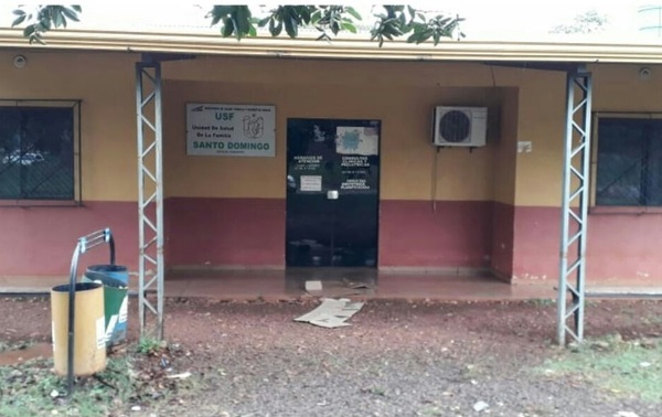 Roban puesto de salud en Hernandarias