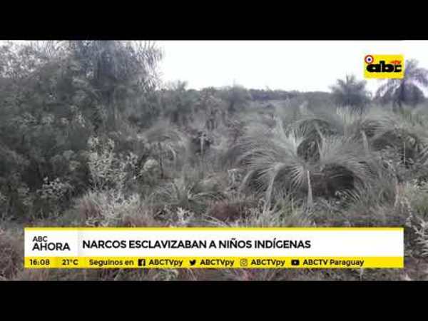 Narcos esclavizaban a niños indígenas - Tv - ABC Color