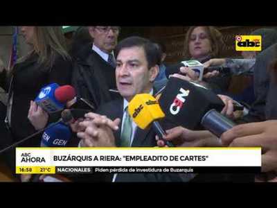Buzarquis a Riera, empleadito de Cartes - Tv - ABC Color