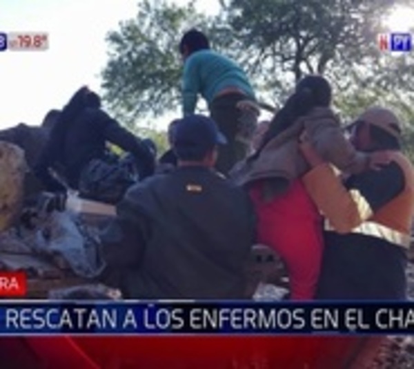 En cachapé o tractores: Así son rescatados los enfermos en el Chaco - Paraguay.com