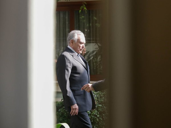 El ex presidente brasileño Michel Temer es transferido de prisión