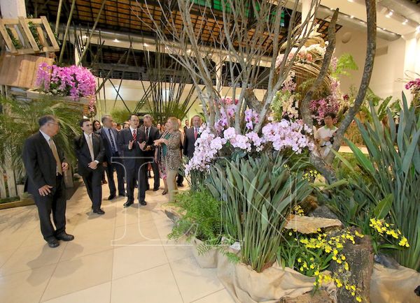 Taiwán muestra e impulsa el rubro de las orquídeas