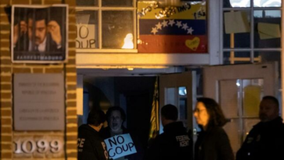 Los activistas de la embajada de Venezuela en EE.UU frenan el desalojo - Radio 1000 AM