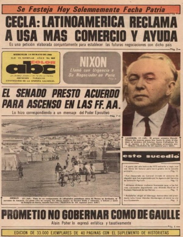 14 de mayo de 1969 - Un Dia Como Hoy - ABC Color